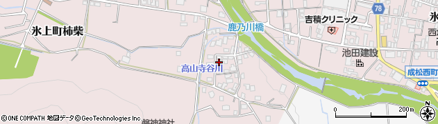 兵庫県丹波市氷上町柿柴427周辺の地図