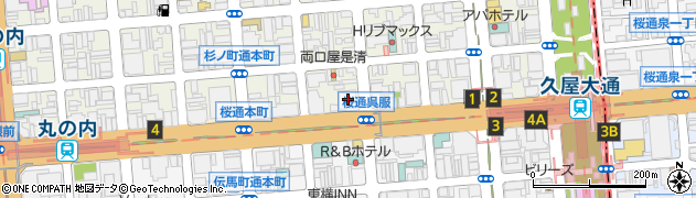損害保険ジャパン株式会社　名古屋支店名古屋西支社周辺の地図