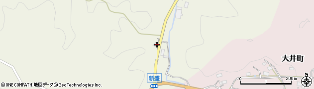 愛知県豊田市新盛町郷地ケ入周辺の地図