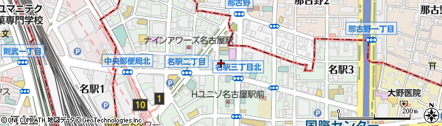 串カツ田中 名駅酒場店周辺の地図