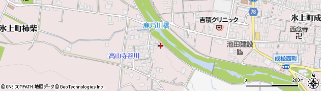 兵庫県丹波市氷上町柿柴645周辺の地図