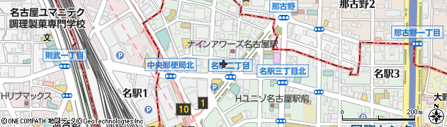 ザサイプレスメルキュールホテル名古屋周辺の地図