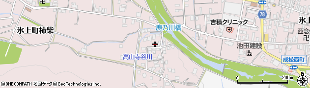 兵庫県丹波市氷上町柿柴417周辺の地図