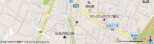 静岡県富士市伝法2640周辺の地図