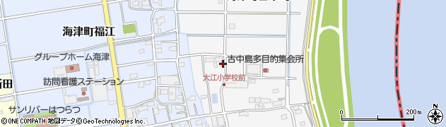 岐阜県海津市海津町古中島212周辺の地図
