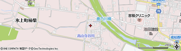 兵庫県丹波市氷上町柿柴411周辺の地図