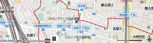 クラーク記念国際高校名古屋キャンパス周辺の地図