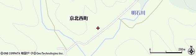 京都府京都市右京区京北西町（上ノ垣内）周辺の地図