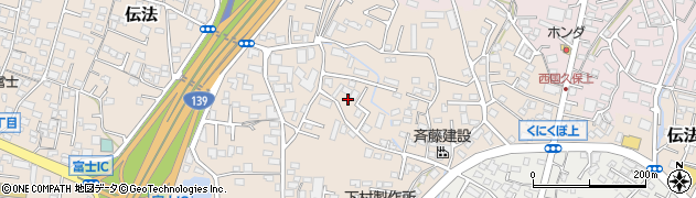 静岡県富士市伝法2344周辺の地図