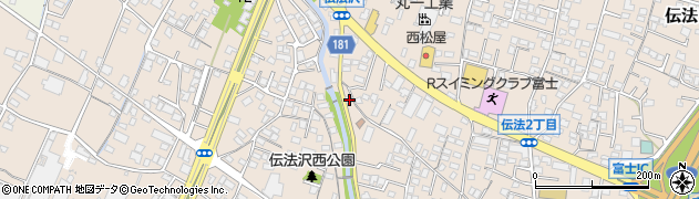 静岡県富士市伝法2694周辺の地図