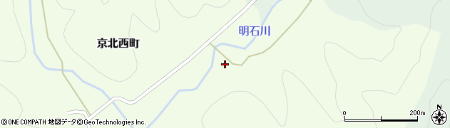 京都府京都市右京区京北西町松月周辺の地図