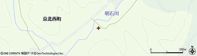京都府京都市右京区京北西町（松月）周辺の地図