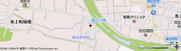 兵庫県丹波市氷上町柿柴414周辺の地図