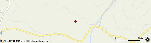 愛知県設楽町（北設楽郡）西納庫（松山）周辺の地図