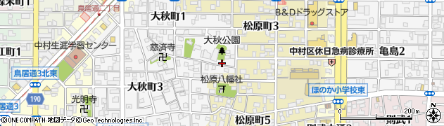 有限会社五ツ橋製菓周辺の地図