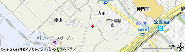 愛知県長久手市前熊寺田143周辺の地図