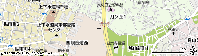 愛知県名古屋市千種区田代町四観音道東周辺の地図