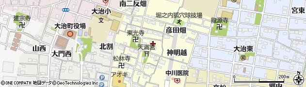 愛知県大治町（海部郡）堀之内周辺の地図