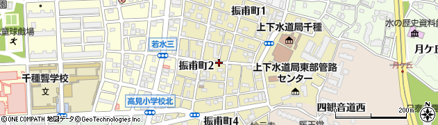 愛知県名古屋市千種区振甫町2丁目周辺の地図