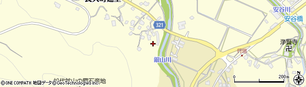 銀山川周辺の地図