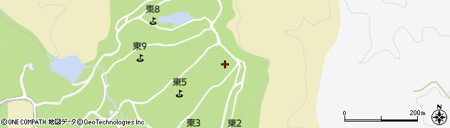 愛知県豊田市月原町（岩倉）周辺の地図