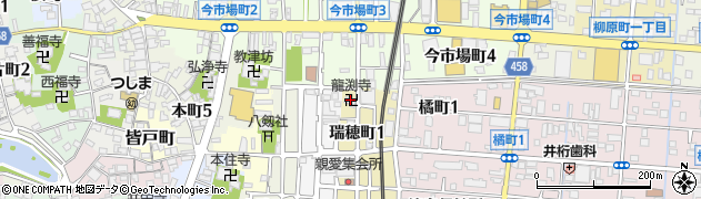 龍渕寺周辺の地図