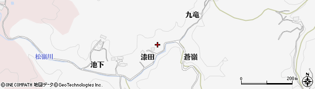 愛知県豊田市松嶺町周辺の地図