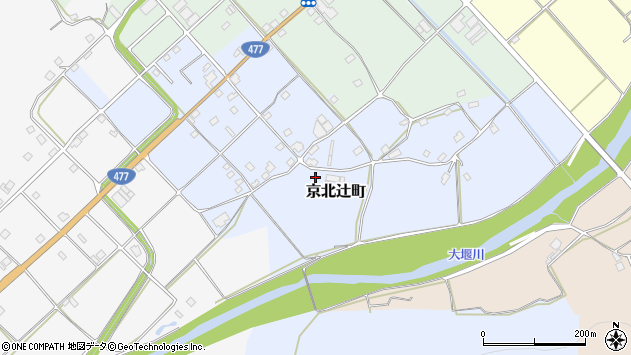 〒601-0322 京都府京都市右京区京北辻町の地図