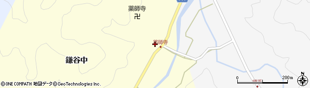 京都府京丹波町（船井郡）鎌谷中（堂坂）周辺の地図