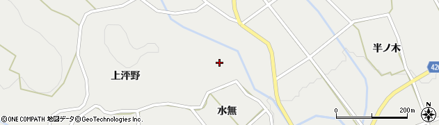 愛知県設楽町（北設楽郡）津具（稲葉）周辺の地図