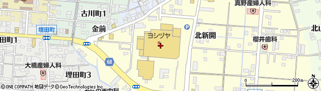 穂波大喰堂 ヨシヅヤ津島店周辺の地図