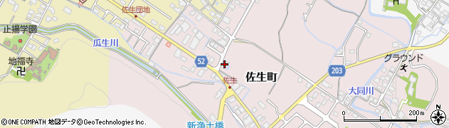 滋賀県東近江市佐生町234周辺の地図
