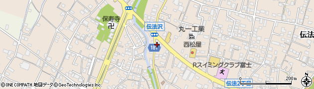 静岡県富士市伝法2650周辺の地図
