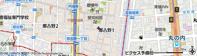 愛知県名古屋市西区那古野1丁目20-9周辺の地図