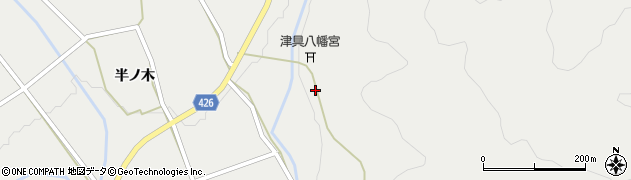 愛知県設楽町（北設楽郡）津具（新田）周辺の地図