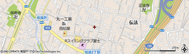 静岡県富士市伝法2588周辺の地図