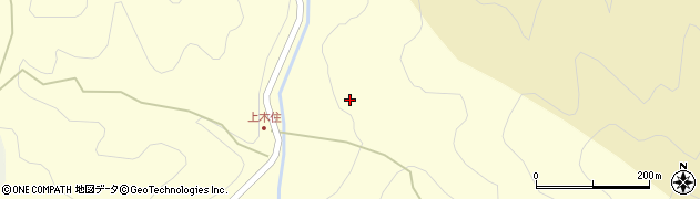 京都府南丹市日吉町木住（犬飼）周辺の地図