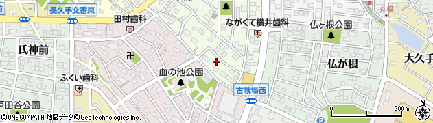 愛知県長久手市東浦1206周辺の地図