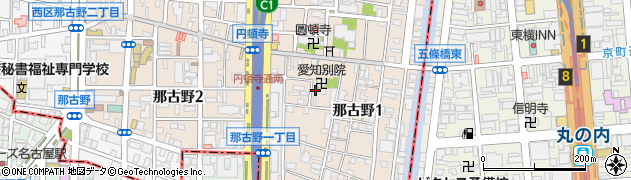 愛知県名古屋市西区那古野1丁目20-16周辺の地図