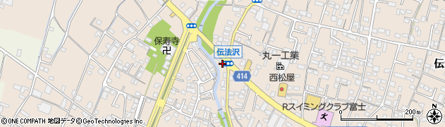静岡県富士市伝法2686周辺の地図