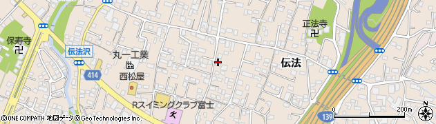 静岡県富士市伝法2591周辺の地図