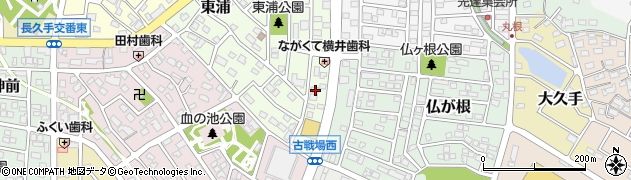 愛知県長久手市東浦1015周辺の地図