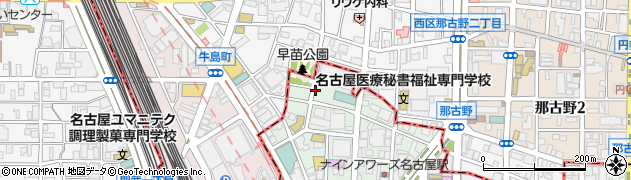 愛知県名古屋市中村区名駅2丁目周辺の地図