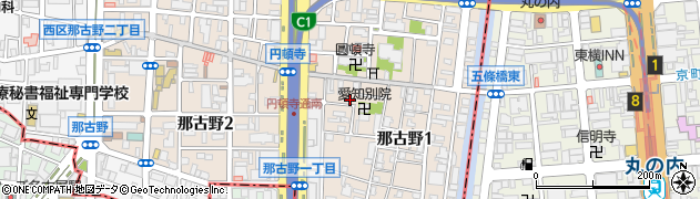 愛知県名古屋市西区那古野1丁目20-19周辺の地図
