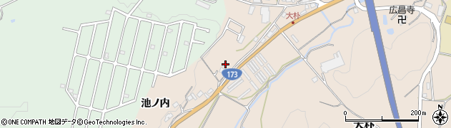 京都府船井郡京丹波町大朴岼周辺の地図