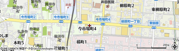 名古屋銀行津島支店周辺の地図