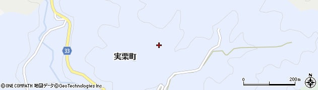愛知県豊田市実栗町（発久）周辺の地図