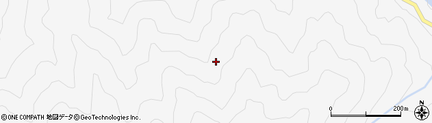愛知県豊根村（北設楽郡）富山（正森）周辺の地図
