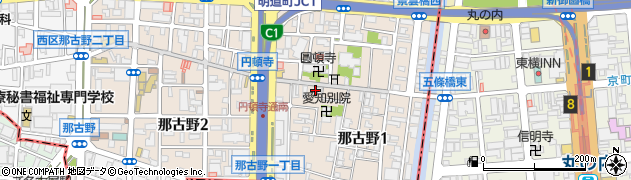 愛知県名古屋市西区那古野1丁目20-32周辺の地図
