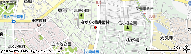愛知県長久手市東浦1002周辺の地図
